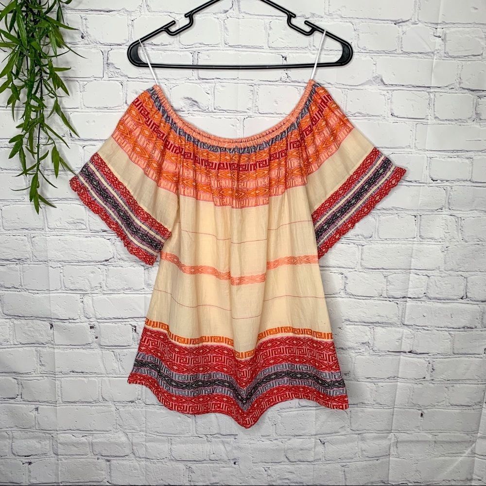 AS‎ by DF off shoulder embroidered top
